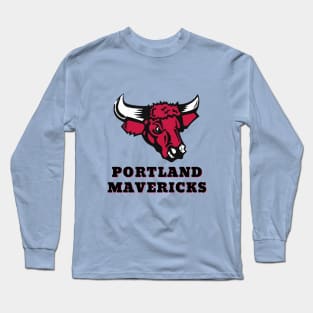 Retro Portland Mavericks Independent Baseball 1977 Long Sleeve T-Shirt